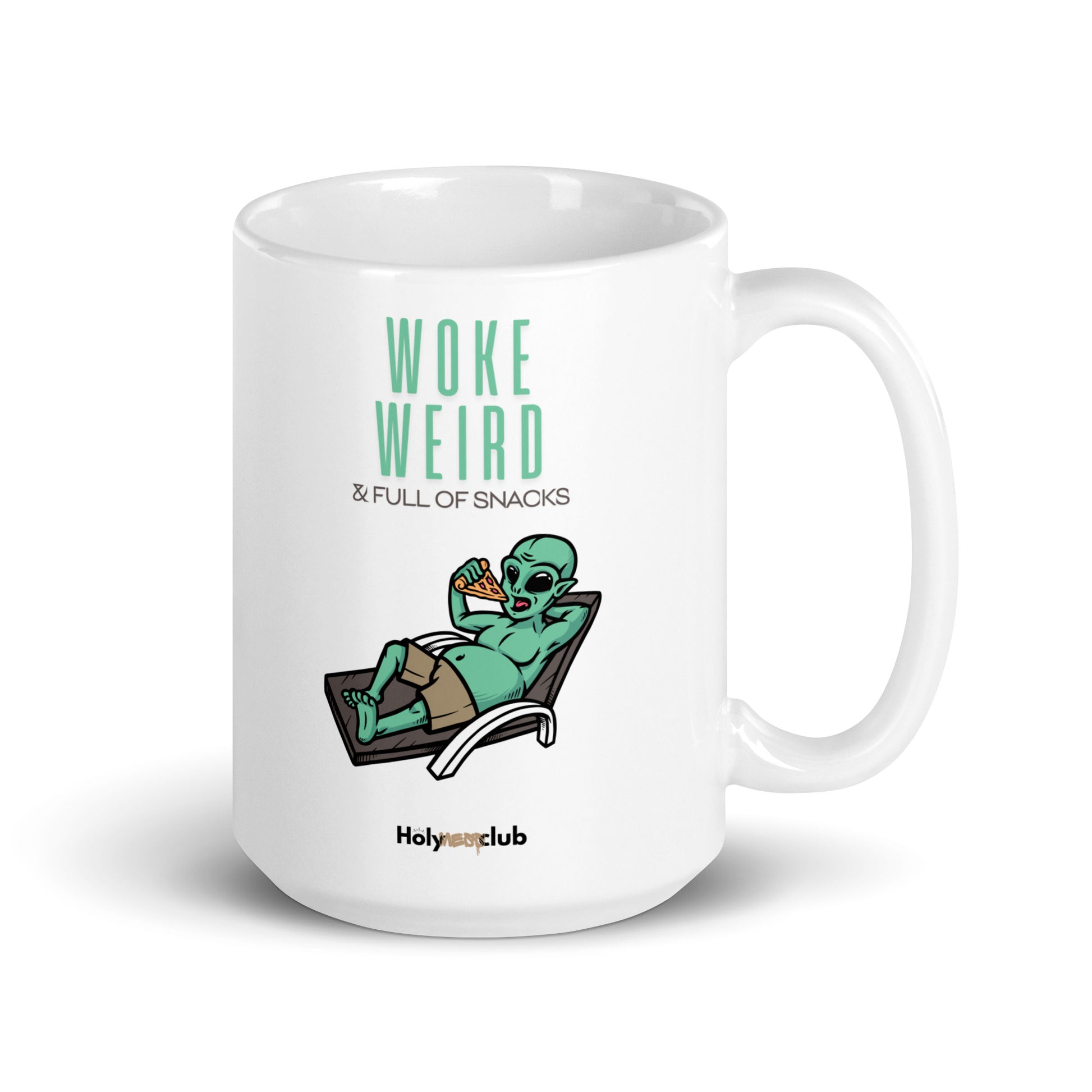 Mug Blanc Brillant - Pour tou·tes celles et ceux qui boivent chaud et pensent clair.