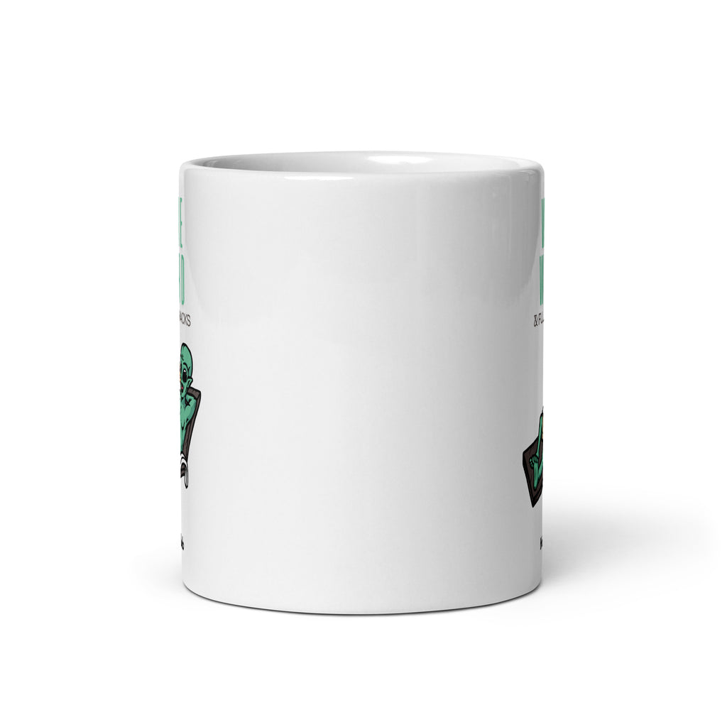 Mug Blanc Brillant - Pour tou·tes celles et ceux qui boivent chaud et pensent clair.