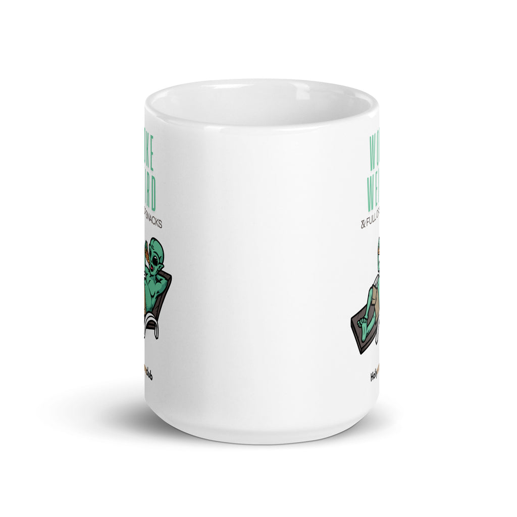 Mug Blanc Brillant - Pour tou·tes celles et ceux qui boivent chaud et pensent clair.