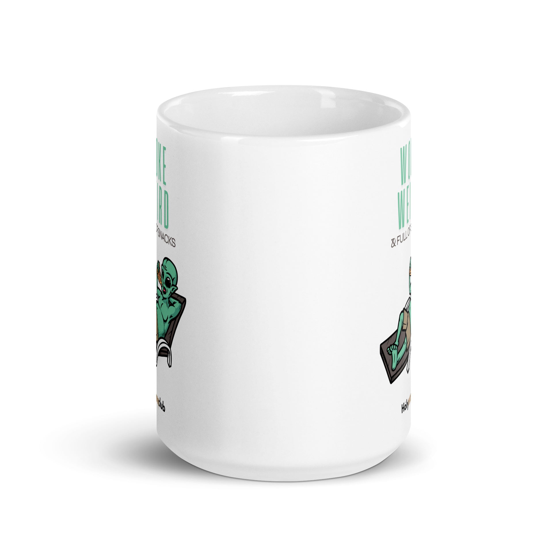 Mug Blanc Brillant - Pour tou·tes celles et ceux qui boivent chaud et pensent clair.