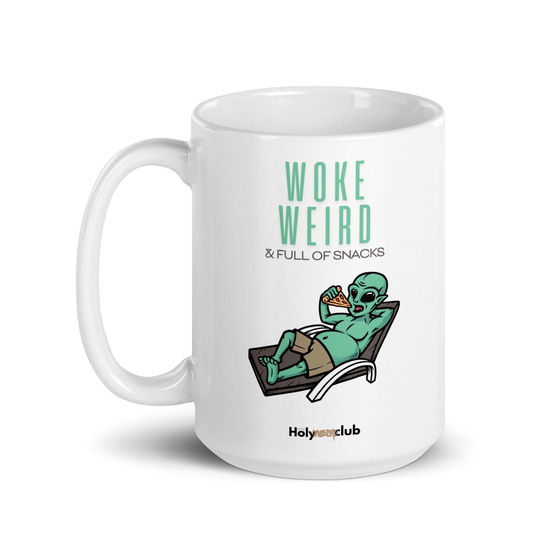 Mug Blanc Brillant - Pour tou·tes celles et ceux qui boivent chaud et pensent clair.