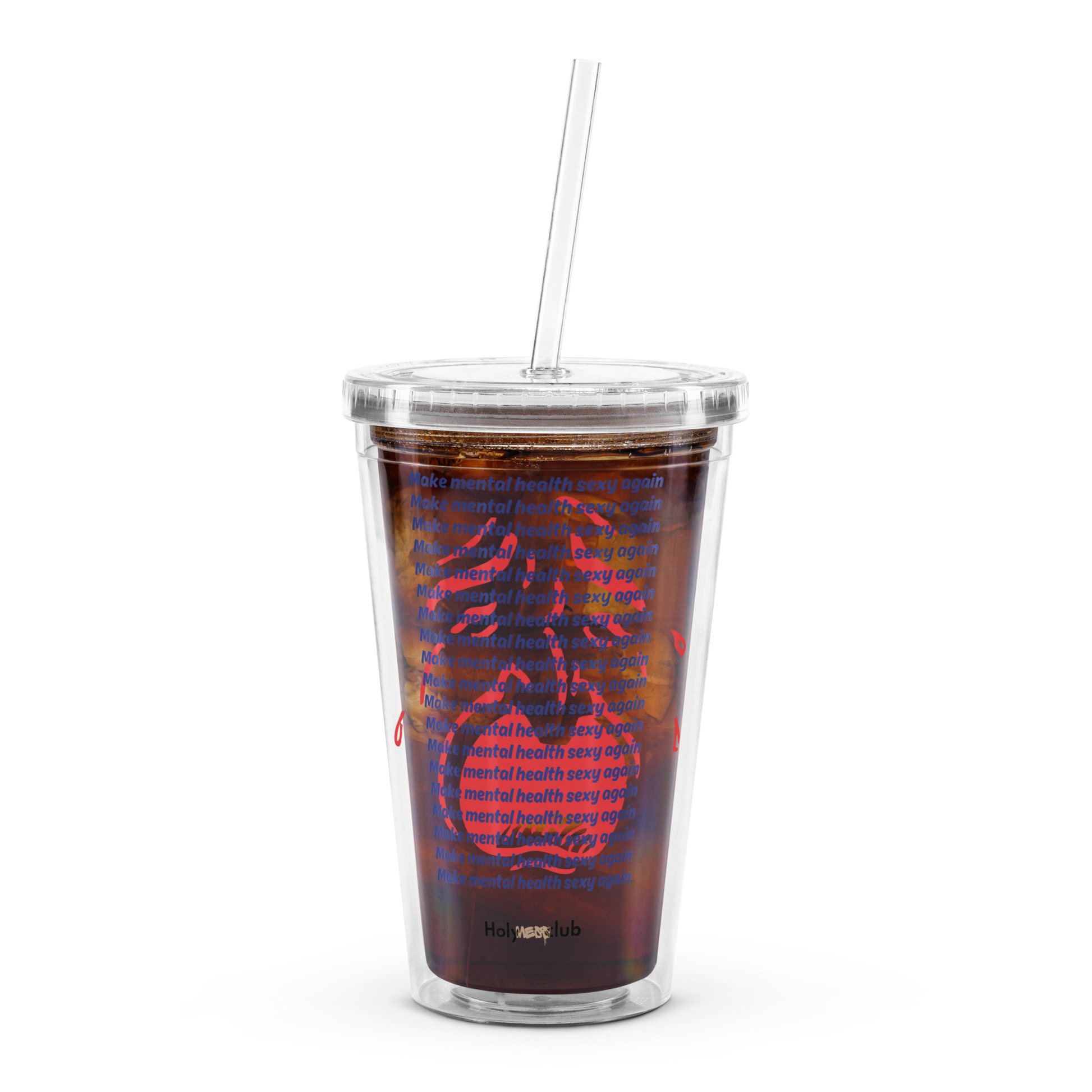 Gobelet en plastique transparent - À remplir de ce que tu veux. Sauf de jugements.