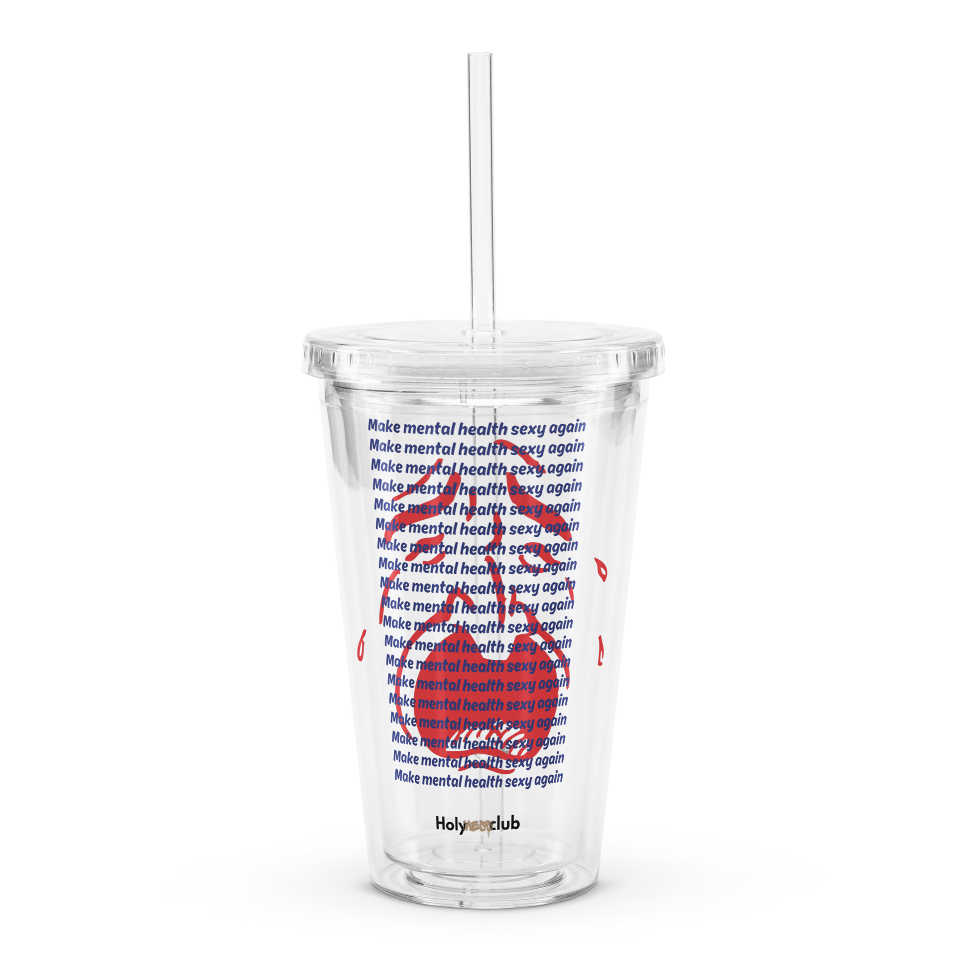 Gobelet en plastique transparent - À remplir de ce que tu veux. Sauf de jugements.