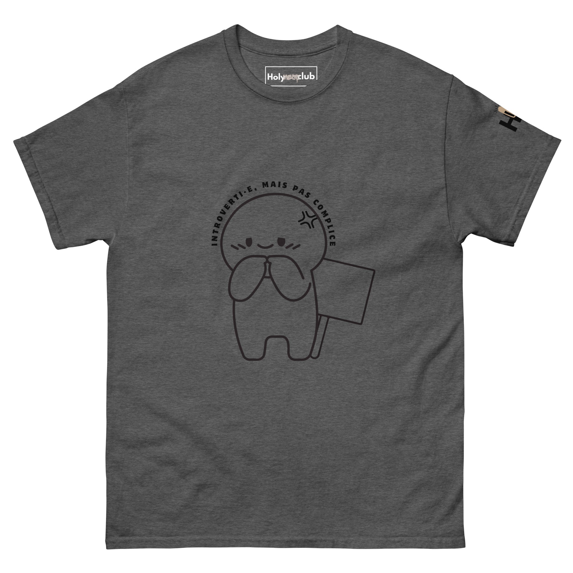 T-shirt unisexe coton bio engagé – Slogan Make mental health sexy again – Holy Mess Club T-shirt unisexe coton bio éthique – Slogan Trop doux pour ce monde – Holy Mess Club T-shirt éthique et sarcastique – Slogan Féministe flinguée & full of snacks – Holy