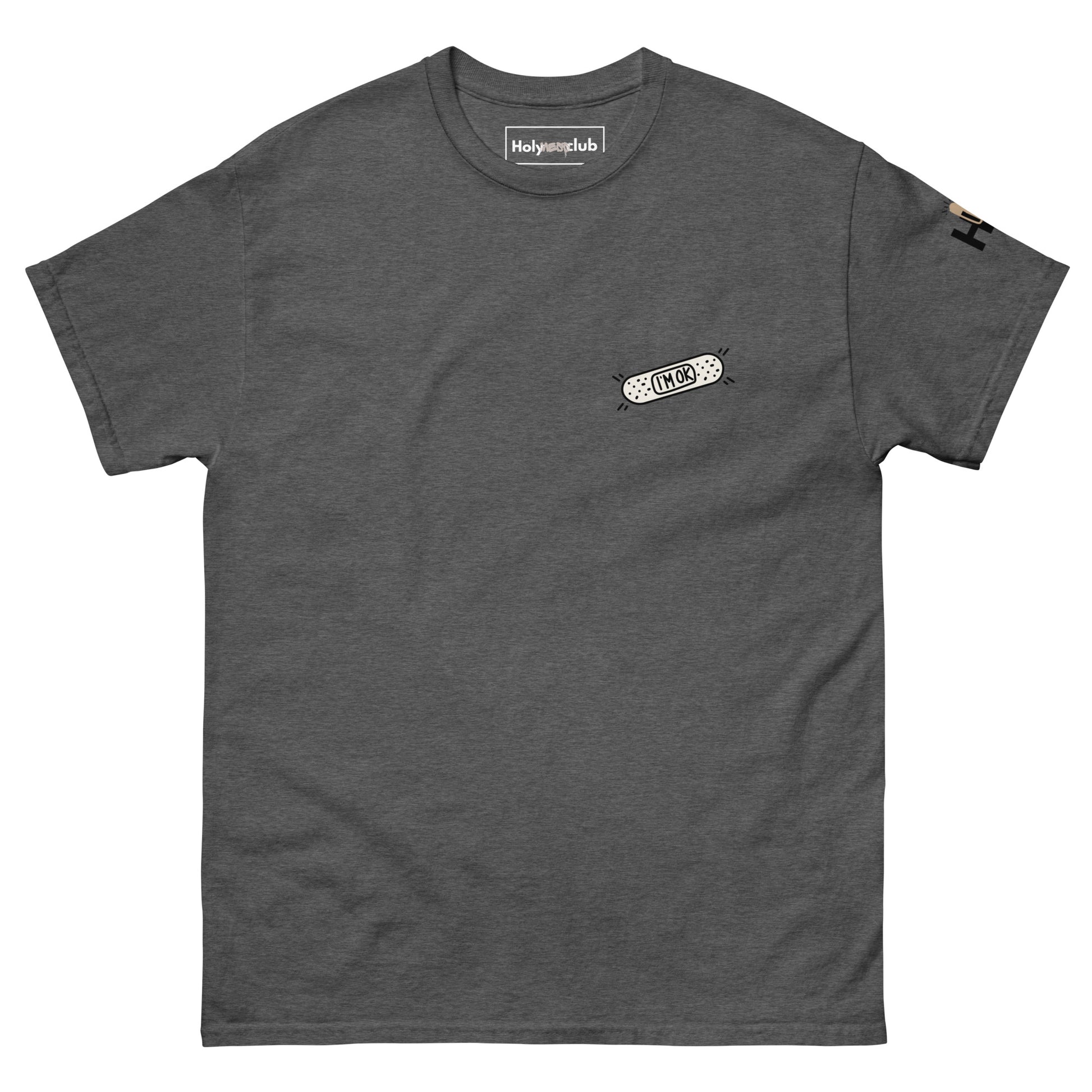 T-shirt unisexe coton bio engagé – Slogan Make mental health sexy again – Holy Mess Club T-shirt unisexe coton bio éthique – Slogan Trop doux pour ce monde – Holy Mess Club T-shirt éthique et sarcastique – Slogan Féministe flinguée & full of snacks – Holy