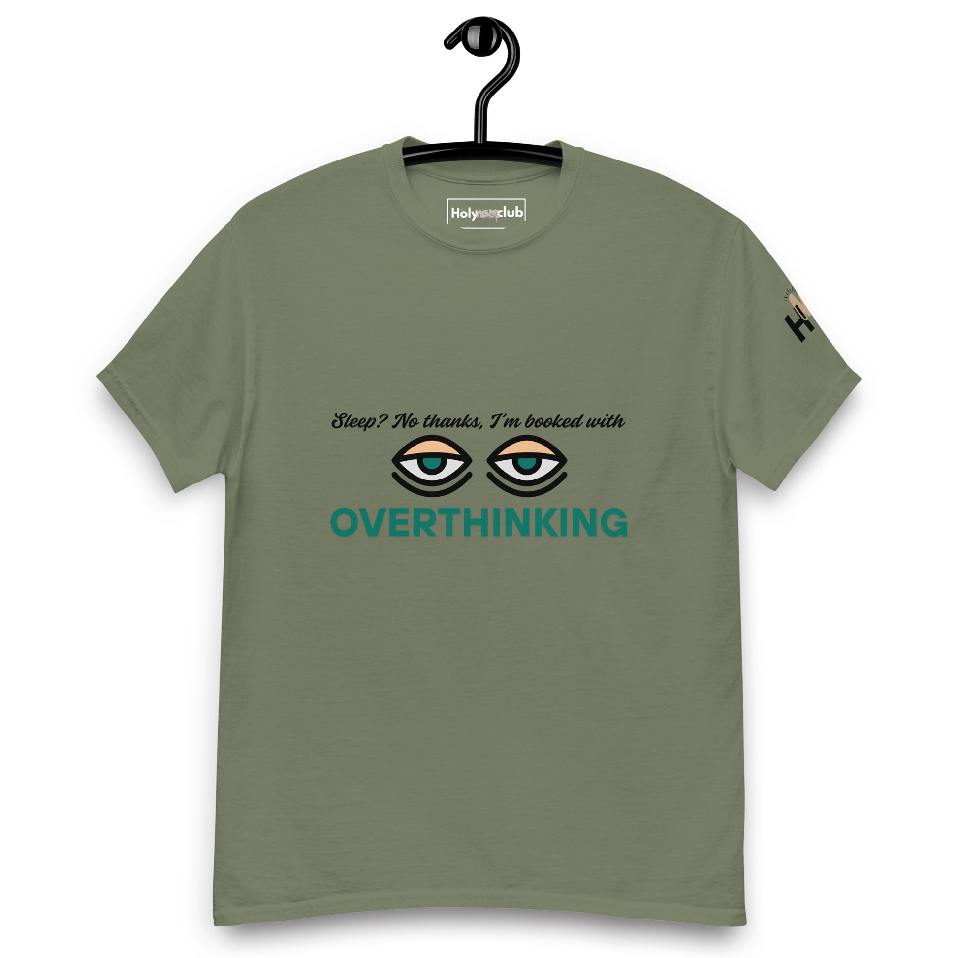 T-shirt unisexe coton bio engagé – Slogan Make mental health sexy again – Holy Mess Club T-shirt unisexe coton bio éthique – Slogan Trop doux pour ce monde – Holy Mess Club T-shirt éthique et sarcastique – Slogan Féministe flinguée & full of snacks – Holy