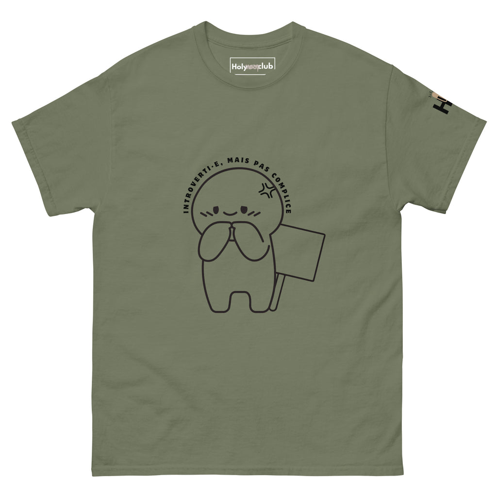 T-shirt unisexe coton bio engagé – Slogan Make mental health sexy again – Holy Mess Club T-shirt unisexe coton bio éthique – Slogan Trop doux pour ce monde – Holy Mess Club T-shirt éthique et sarcastique – Slogan Féministe flinguée & full of snacks – Holy