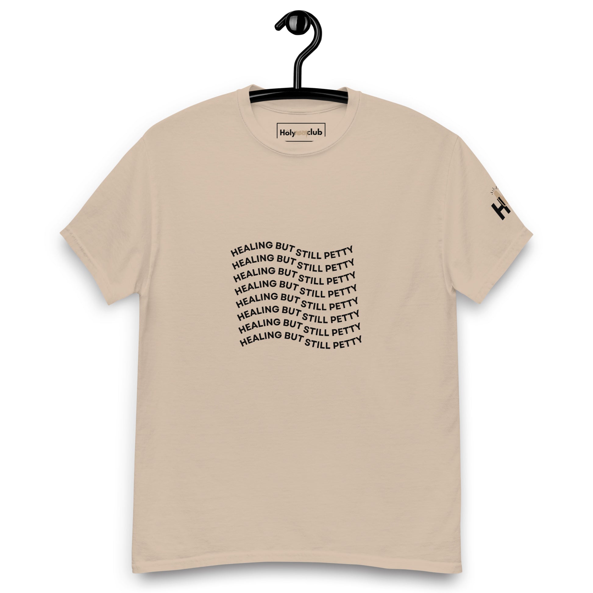 T-shirt unisexe coton bio engagé – Slogan Make mental health sexy again – Holy Mess Club T-shirt unisexe coton bio éthique – Slogan Trop doux pour ce monde – Holy Mess Club T-shirt éthique et sarcastique – Slogan Féministe flinguée & full of snacks – Holy