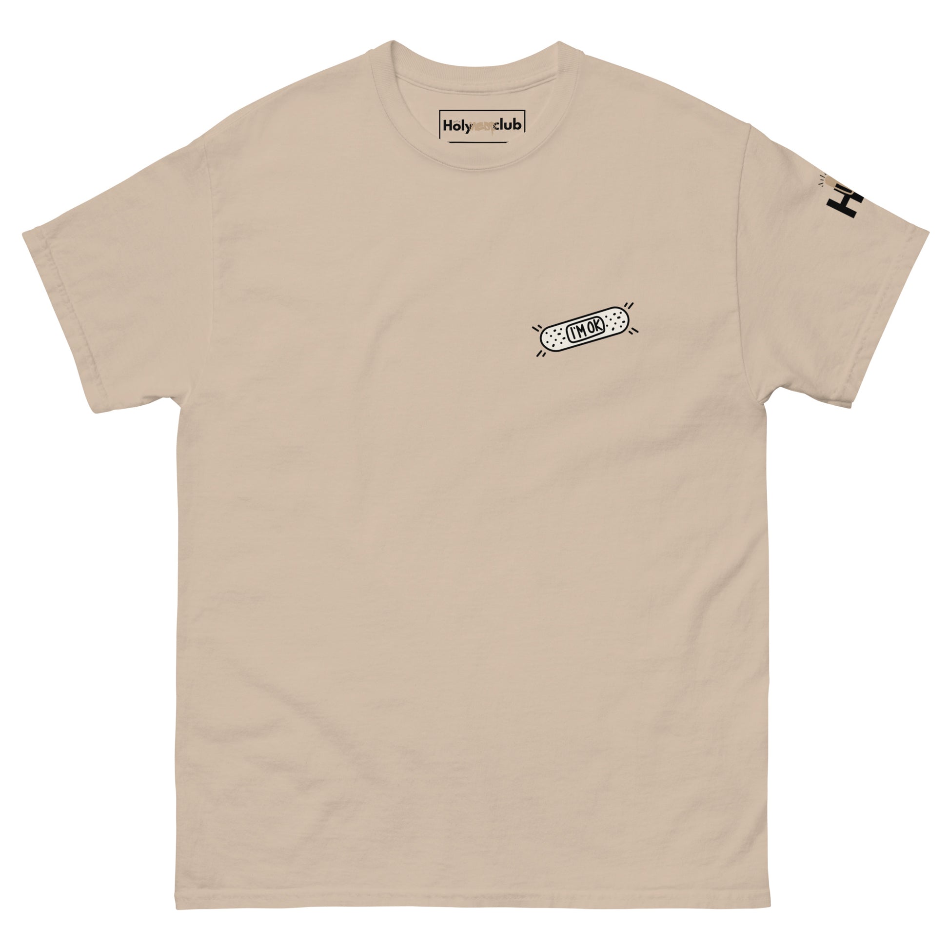 T-shirt unisexe coton bio engagé – Slogan Make mental health sexy again – Holy Mess Club T-shirt unisexe coton bio éthique – Slogan Trop doux pour ce monde – Holy Mess Club T-shirt éthique et sarcastique – Slogan Féministe flinguée & full of snacks – Holy