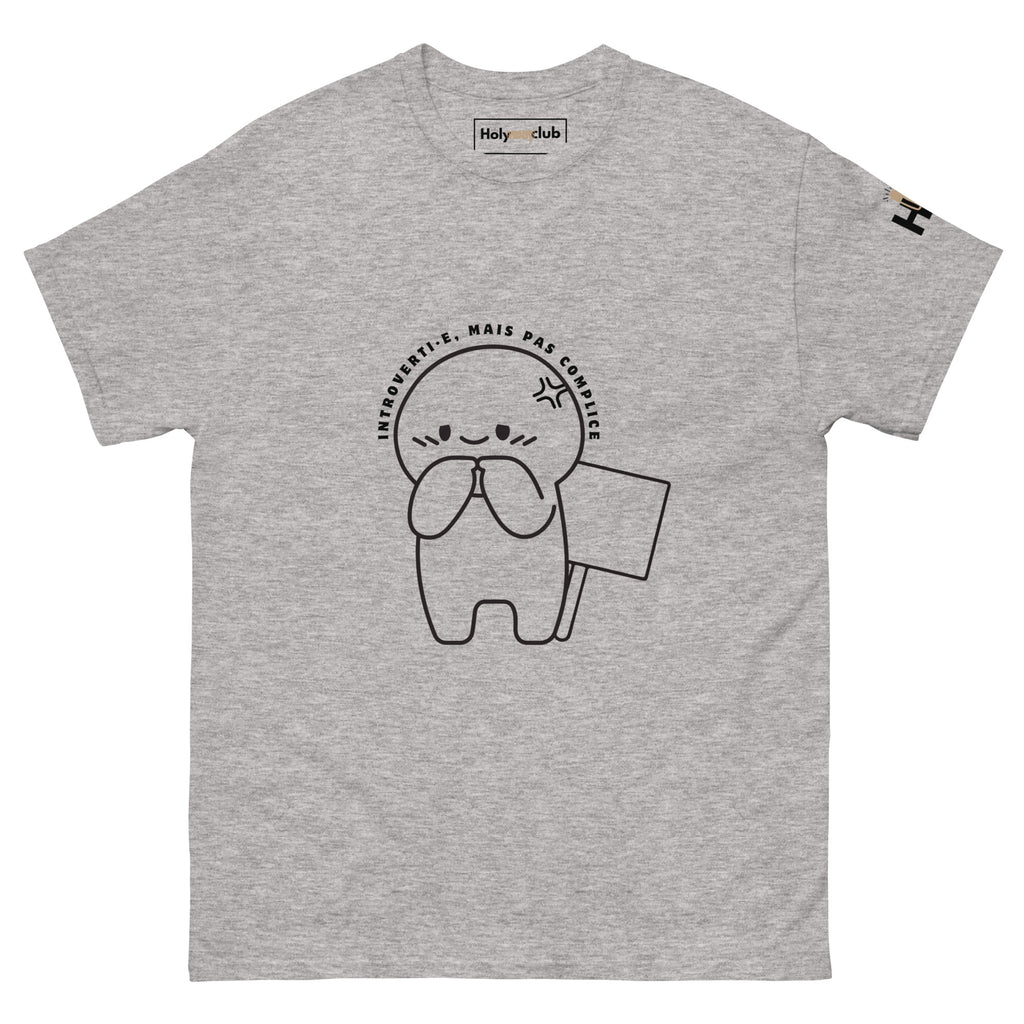 T-shirt unisexe coton bio engagé – Slogan Make mental health sexy again – Holy Mess Club T-shirt unisexe coton bio éthique – Slogan Trop doux pour ce monde – Holy Mess Club T-shirt éthique et sarcastique – Slogan Féministe flinguée & full of snacks – Holy
