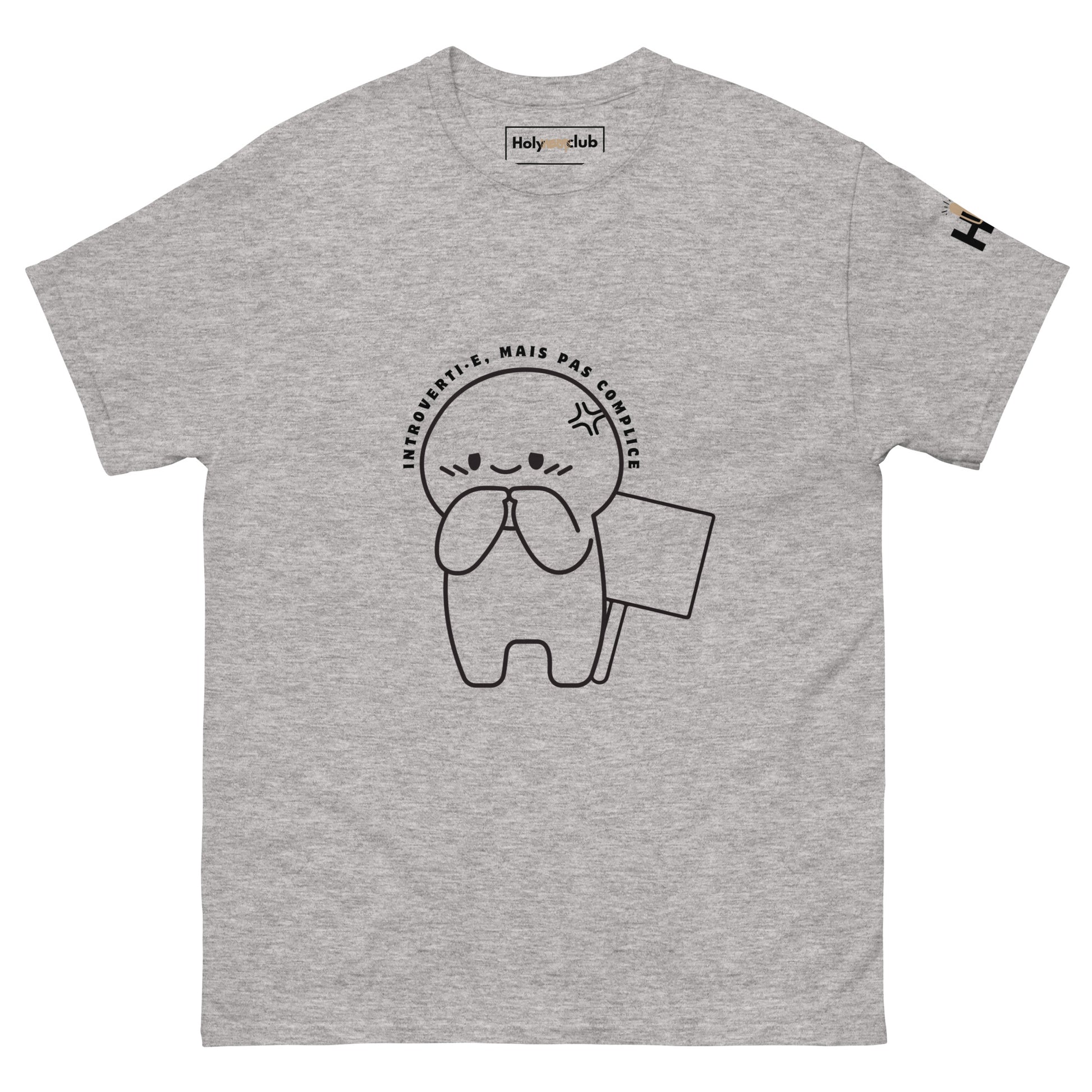 T-shirt unisexe coton bio engagé – Slogan Make mental health sexy again – Holy Mess Club T-shirt unisexe coton bio éthique – Slogan Trop doux pour ce monde – Holy Mess Club T-shirt éthique et sarcastique – Slogan Féministe flinguée & full of snacks – Holy
