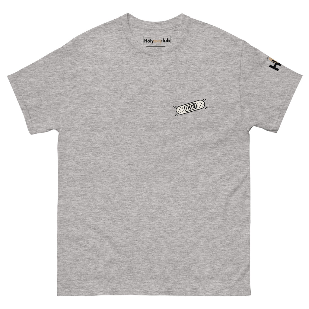 T-shirt unisexe coton bio engagé – Slogan Make mental health sexy again – Holy Mess Club T-shirt unisexe coton bio éthique – Slogan Trop doux pour ce monde – Holy Mess Club T-shirt éthique et sarcastique – Slogan Féministe flinguée & full of snacks – Holy