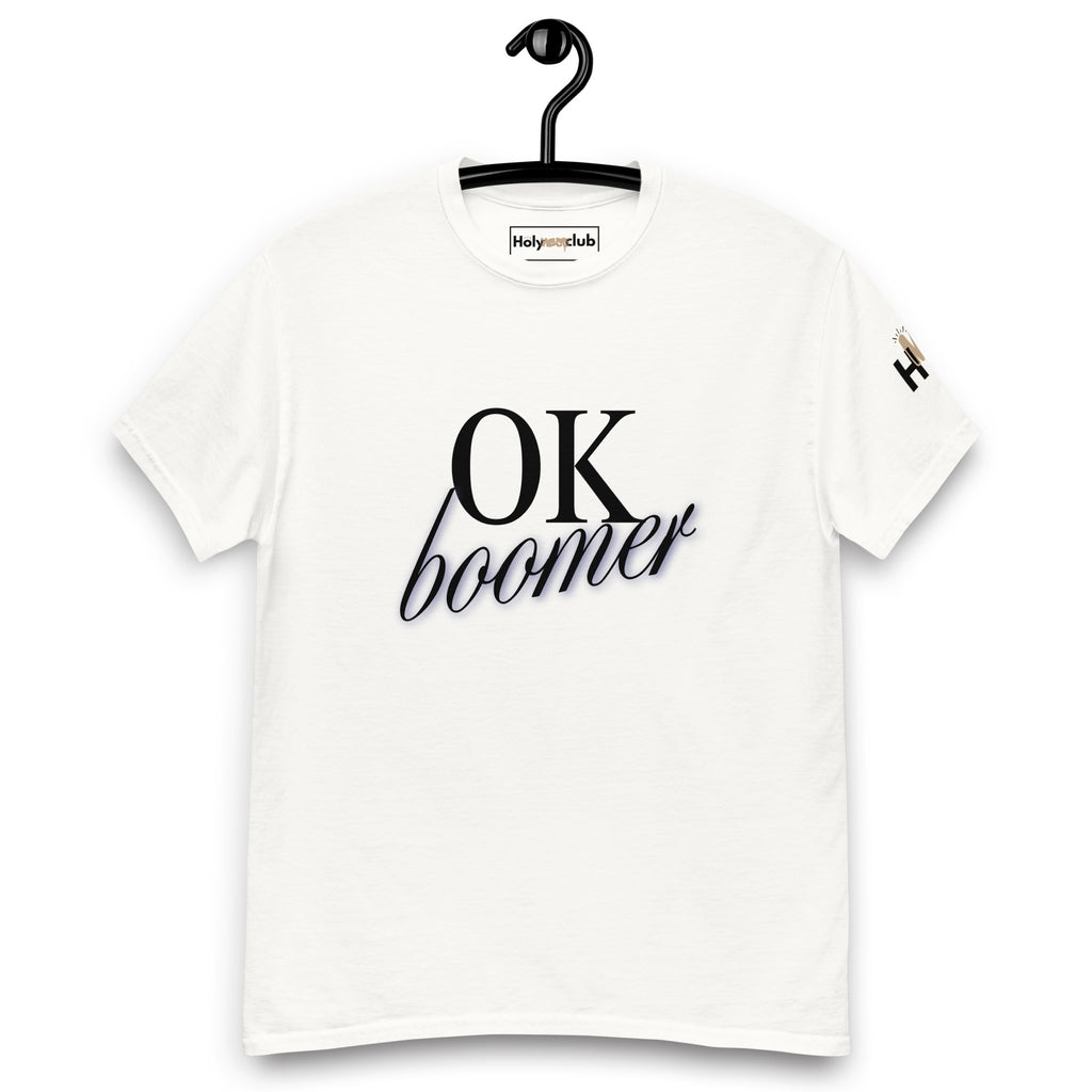T-shirt unisexe coton bio engagé – Slogan Make mental health sexy again – Holy Mess Club T-shirt unisexe coton bio éthique – Slogan Trop doux pour ce monde – Holy Mess Club T-shirt éthique et sarcastique – Slogan Féministe flinguée & full of snacks – Holy