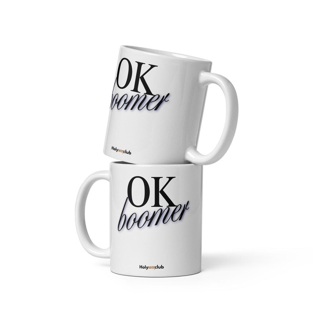 Mug Blanc Brillant - Pour tou·tes celles et ceux qui boivent chaud et pensent clair.