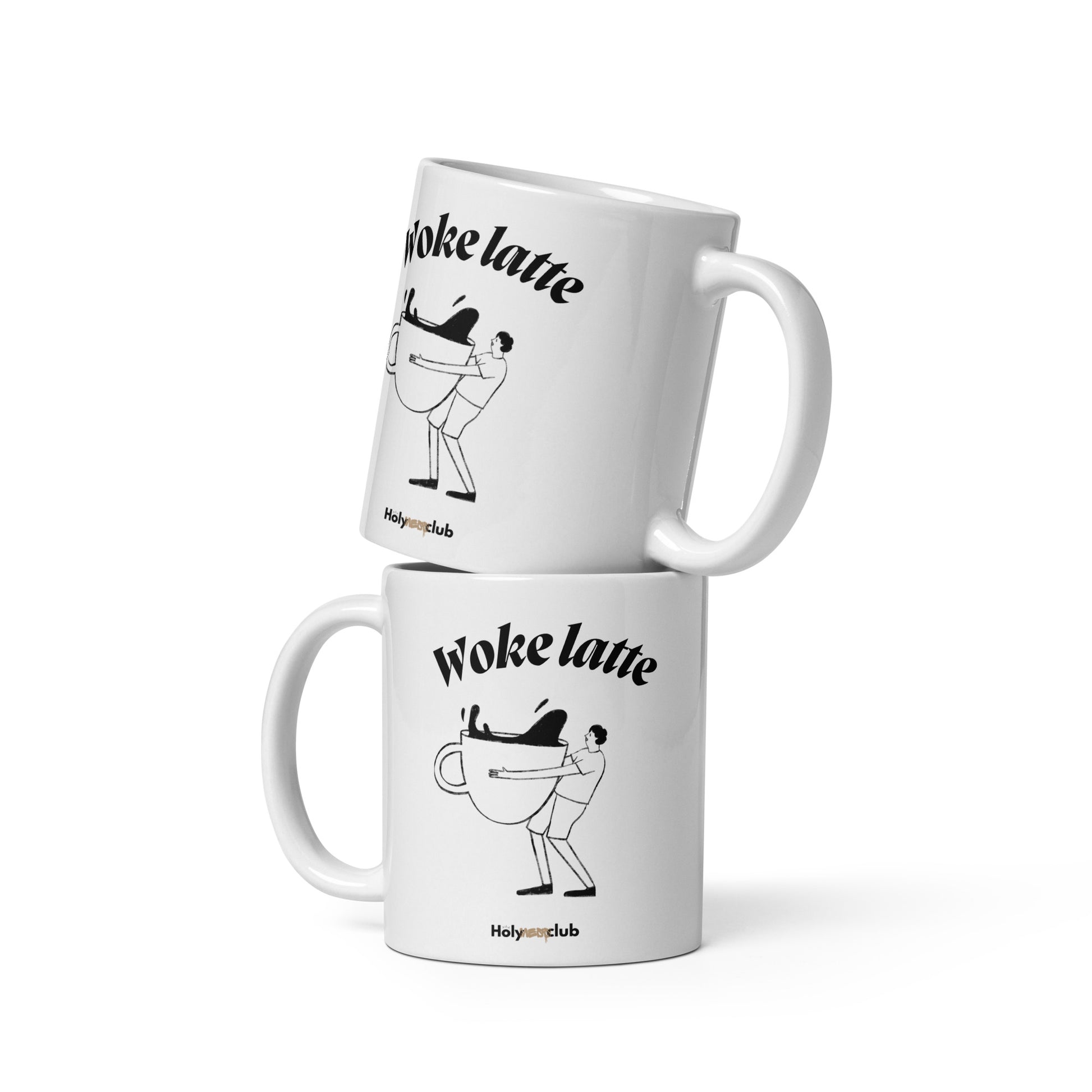 Mug Blanc Brillant - Pour tou·tes celles et ceux qui boivent chaud et pensent clair.
