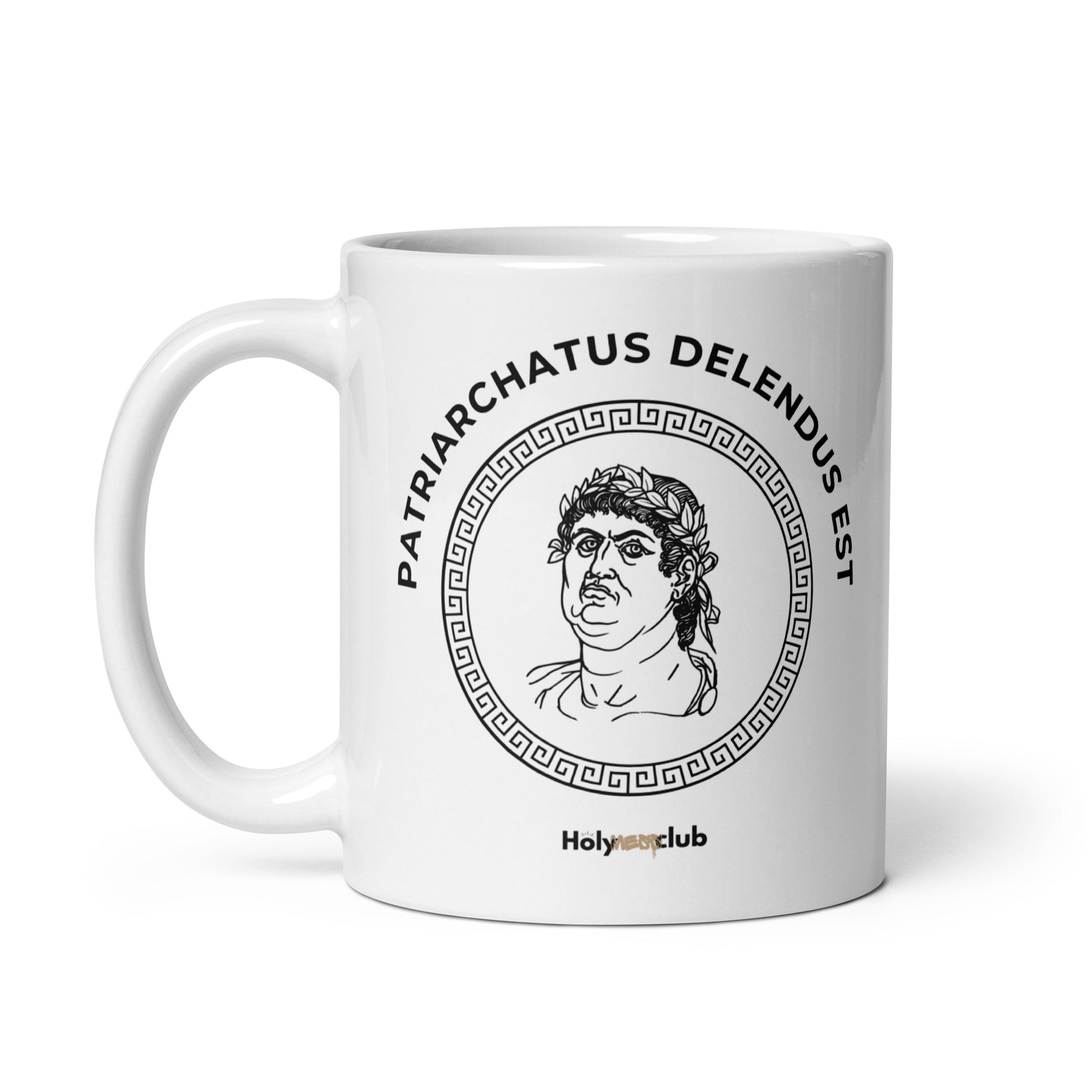Mug Blanc Brillant - Pour tou·tes celles et ceux qui boivent chaud et pensent clair.