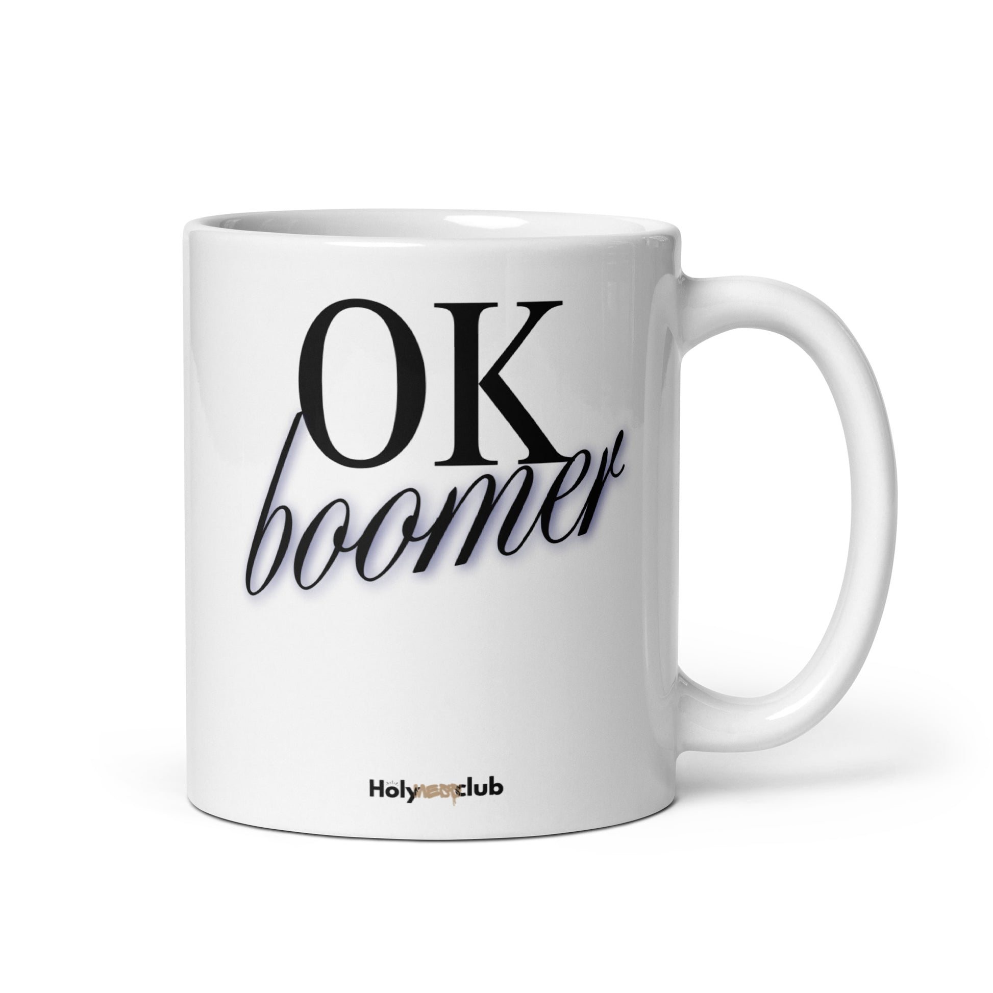 Mug Blanc Brillant - Pour tou·tes celles et ceux qui boivent chaud et pensent clair.