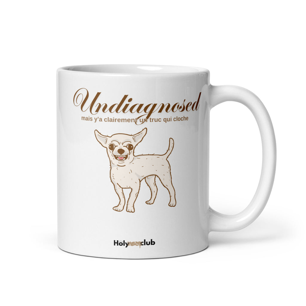 Mug Blanc Brillant - Pour tou·tes celles et ceux qui boivent chaud et pensent clair.