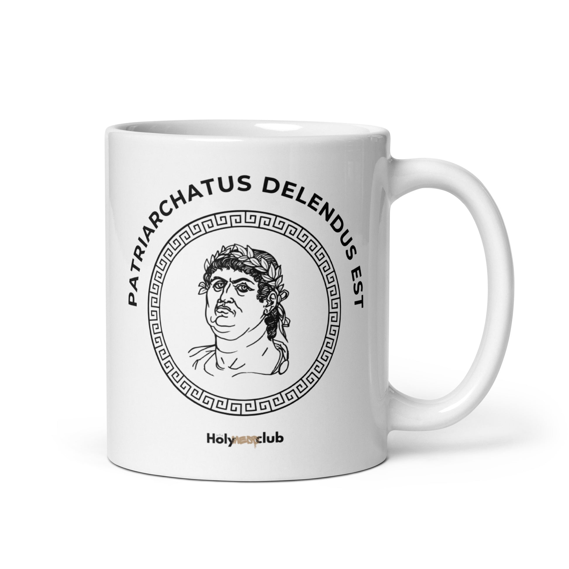 Mug Blanc Brillant - Pour tou·tes celles et ceux qui boivent chaud et pensent clair.