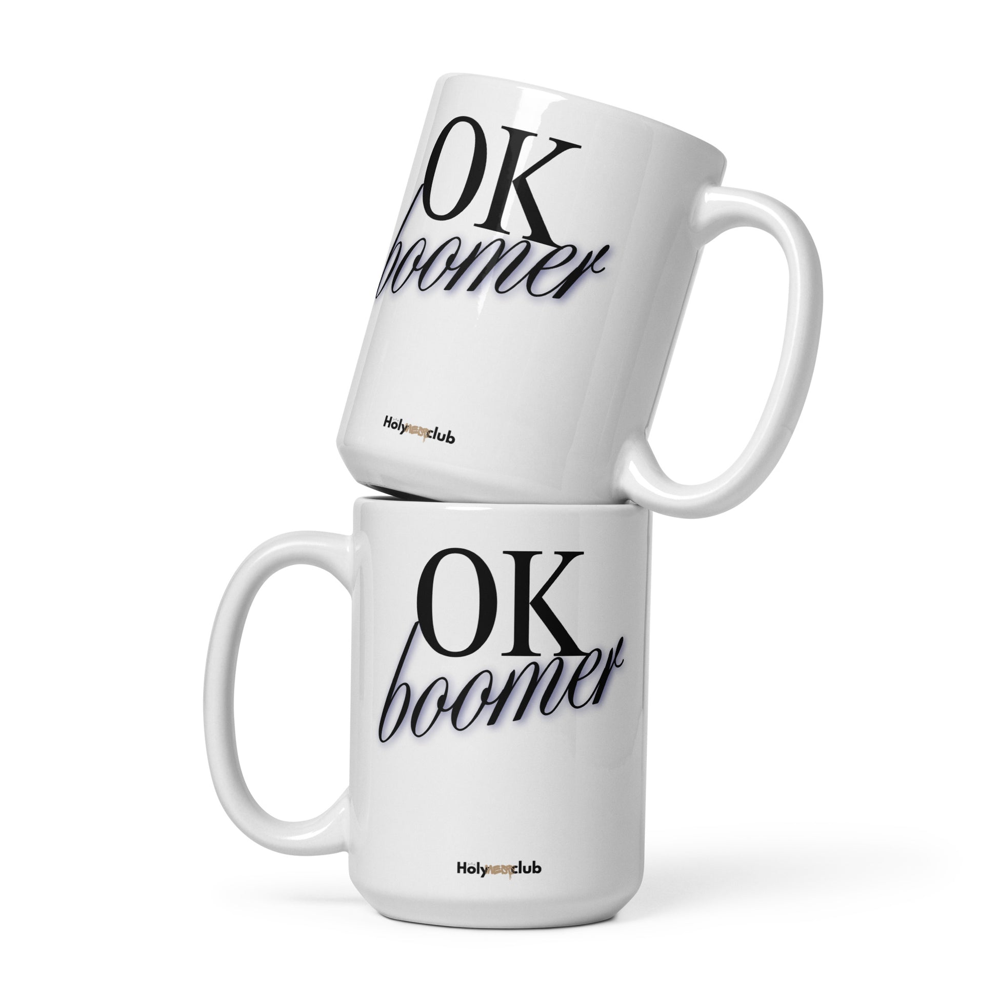 Mug Blanc Brillant - Pour tou·tes celles et ceux qui boivent chaud et pensent clair.