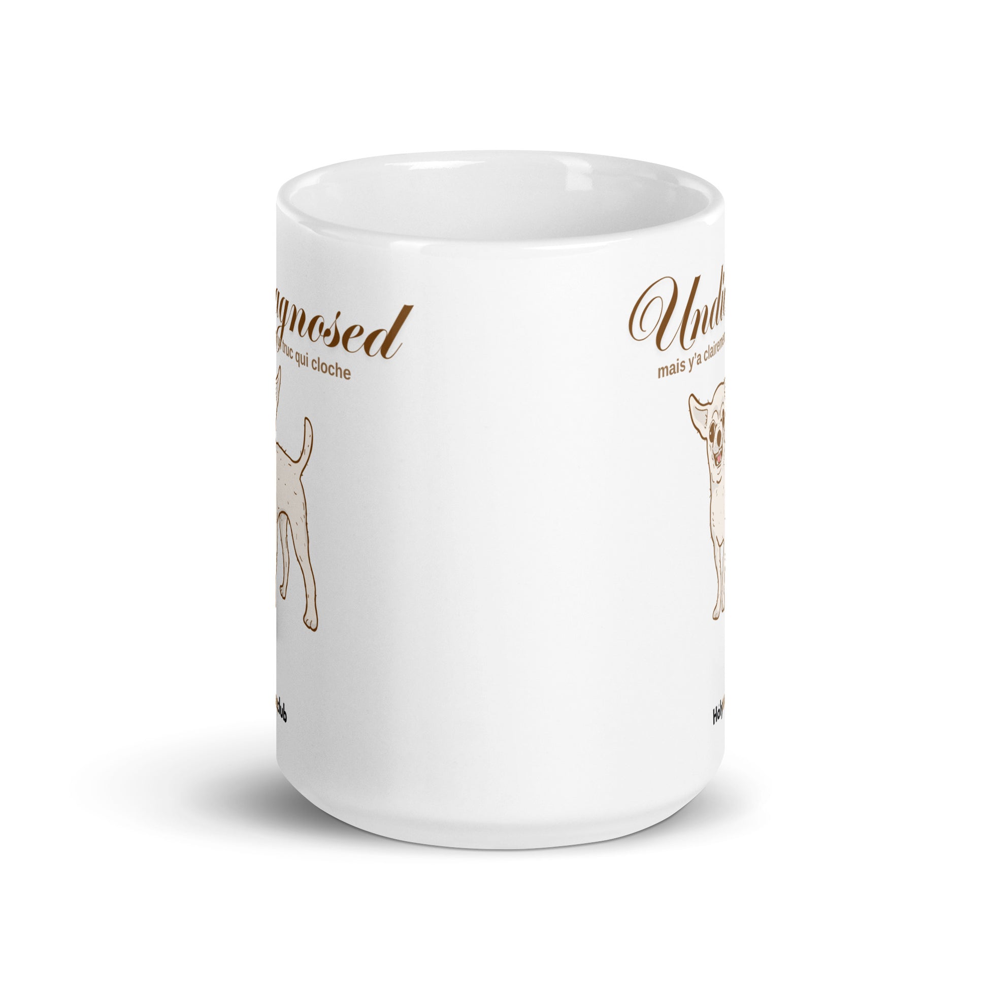 Mug Blanc Brillant - Pour tou·tes celles et ceux qui boivent chaud et pensent clair.