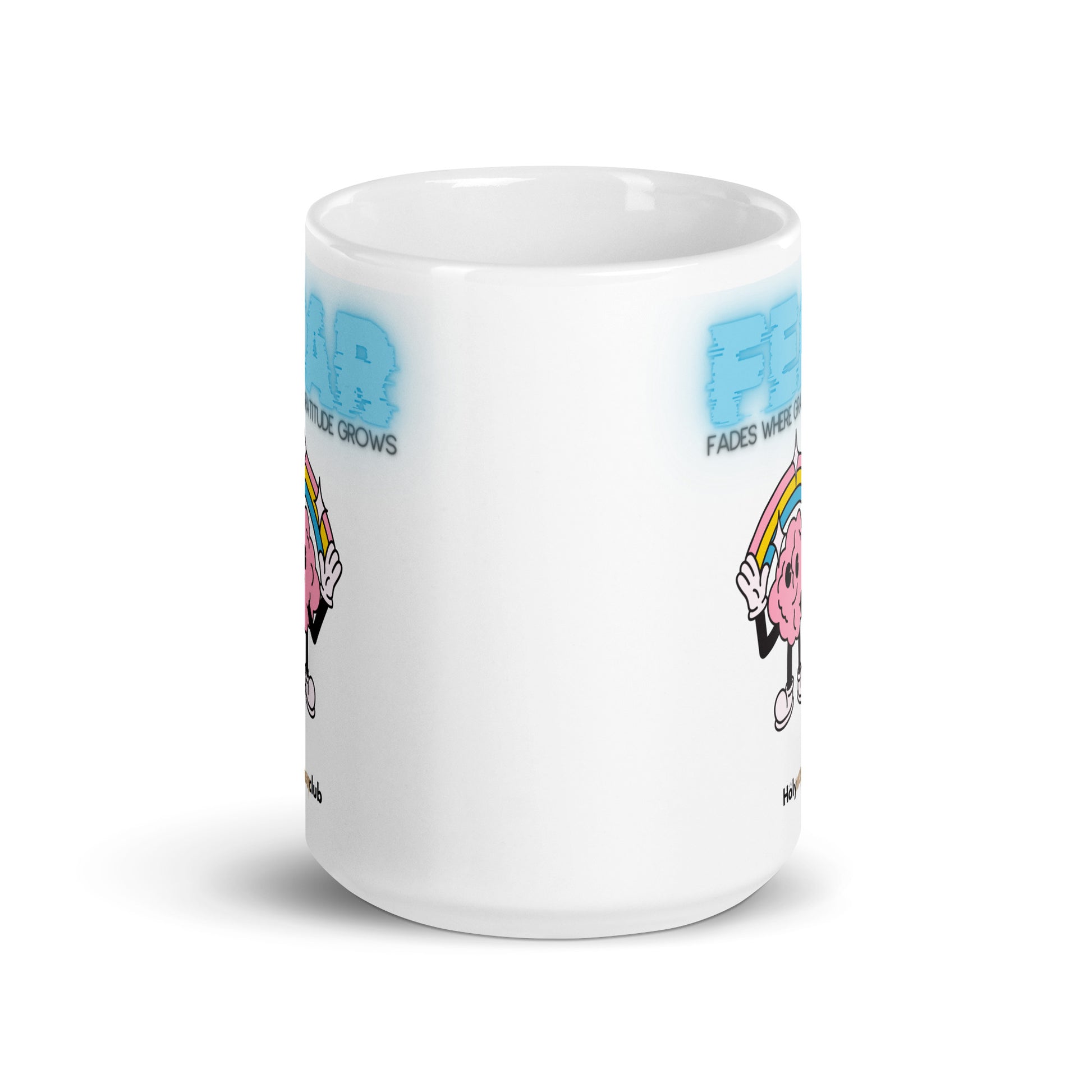 Mug Blanc Brillant - Pour tou·tes celles et ceux qui boivent chaud et pensent clair.