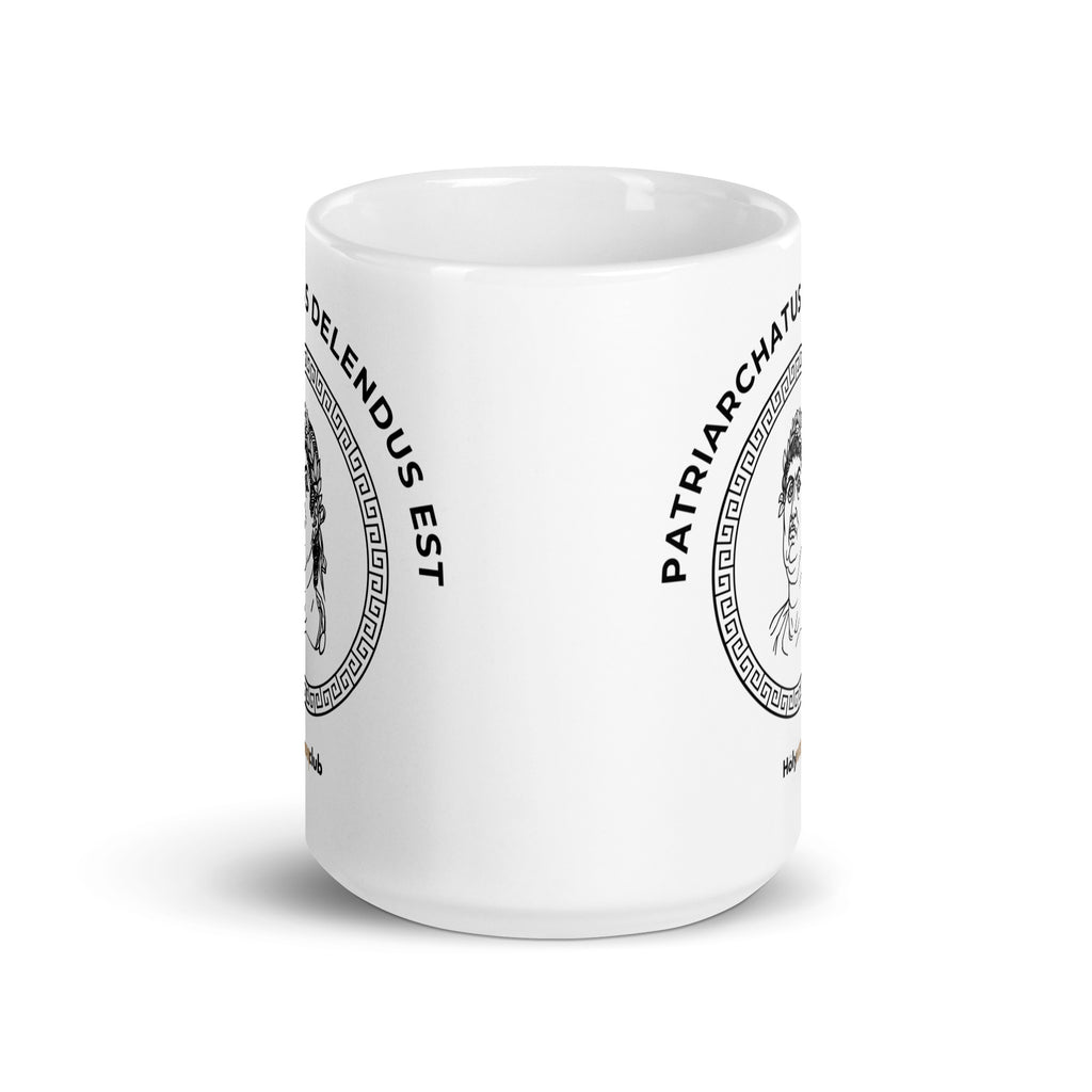 Mug Blanc Brillant - Pour tou·tes celles et ceux qui boivent chaud et pensent clair.