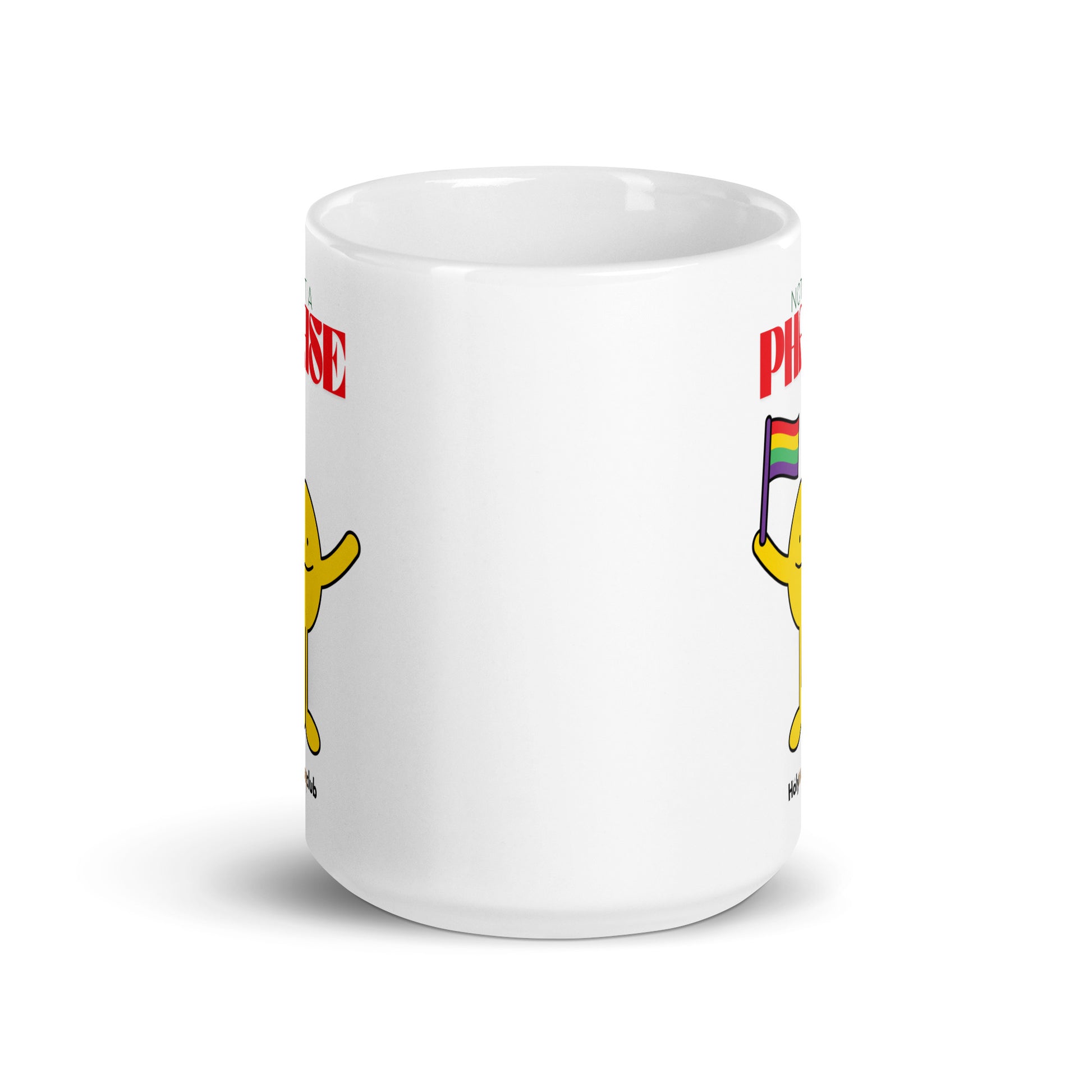 Mug Blanc Brillant - Pour tou·tes celles et ceux qui boivent chaud et pensent clair.