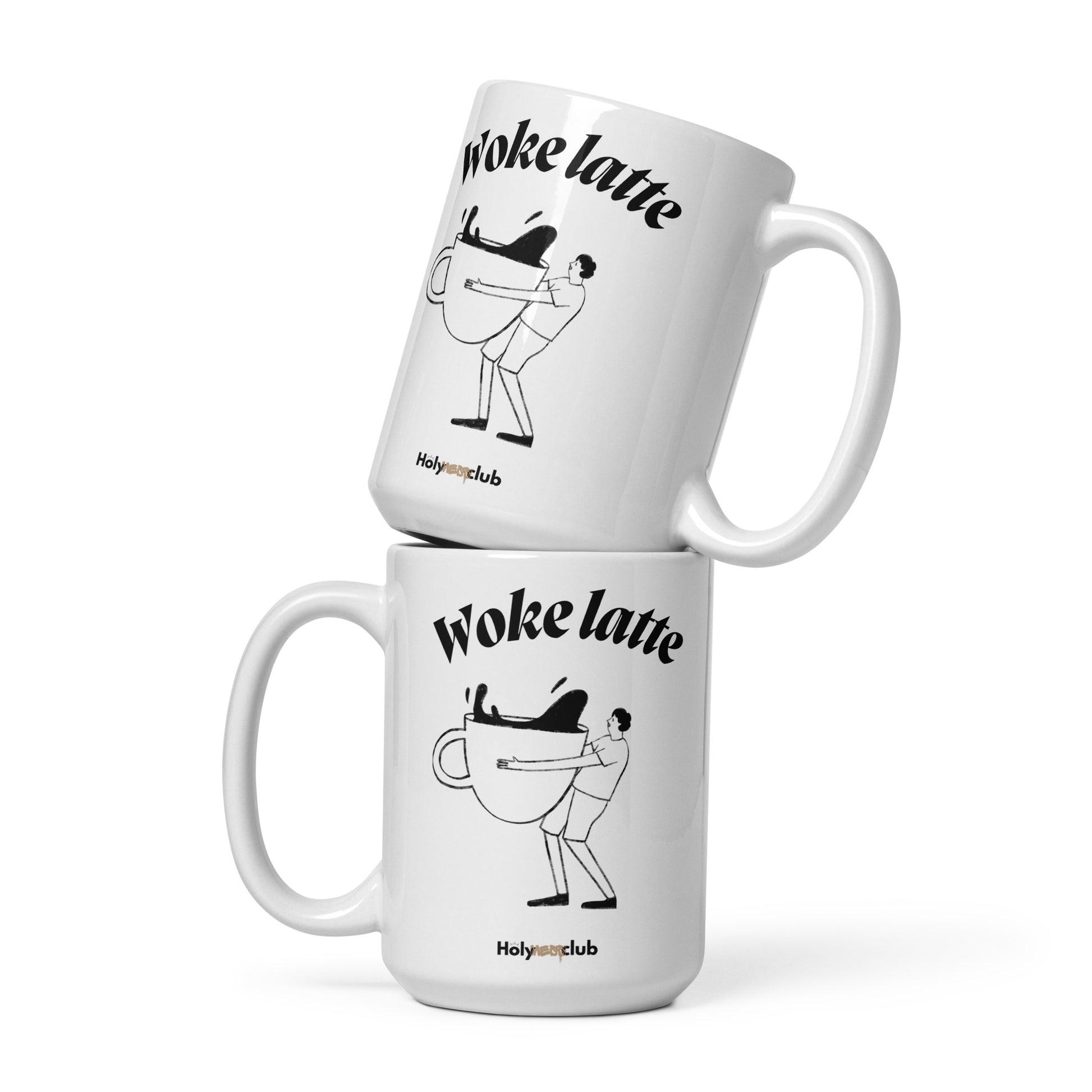 Mug Blanc Brillant - Pour tou·tes celles et ceux qui boivent chaud et pensent clair.