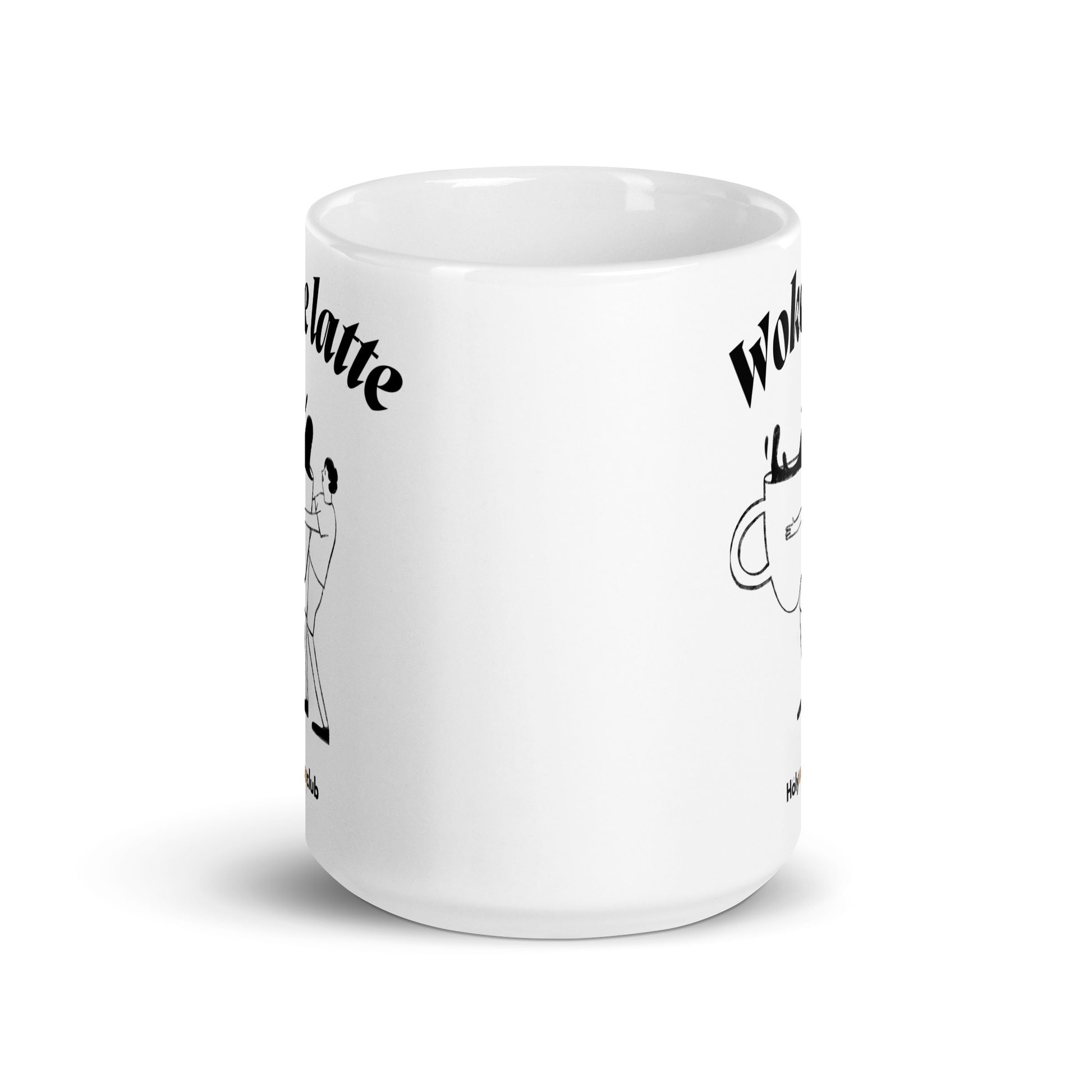 Mug Blanc Brillant - Pour tou·tes celles et ceux qui boivent chaud et pensent clair.