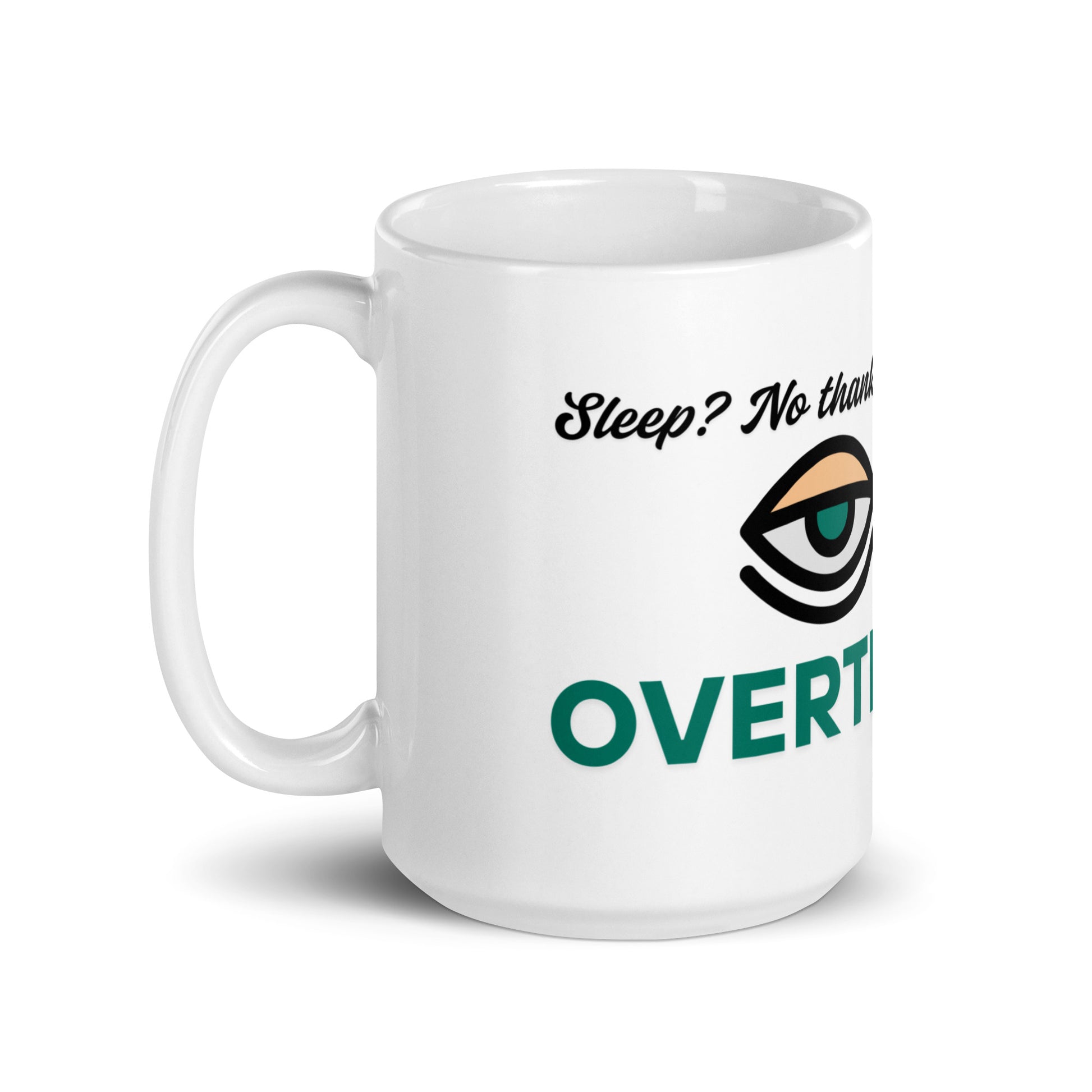 Mug Blanc Brillant - Pour tou·tes celles et ceux qui boivent chaud et pensent clair.