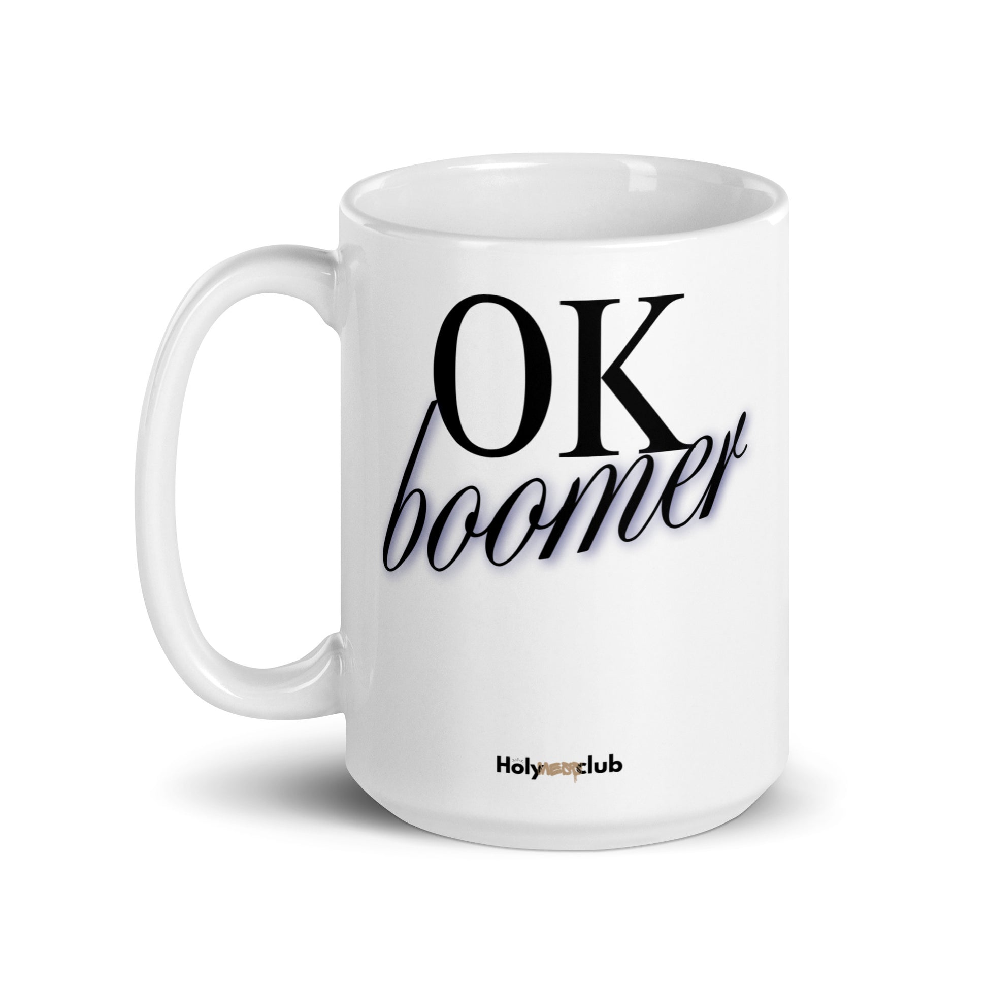 Mug Blanc Brillant - Pour tou·tes celles et ceux qui boivent chaud et pensent clair.