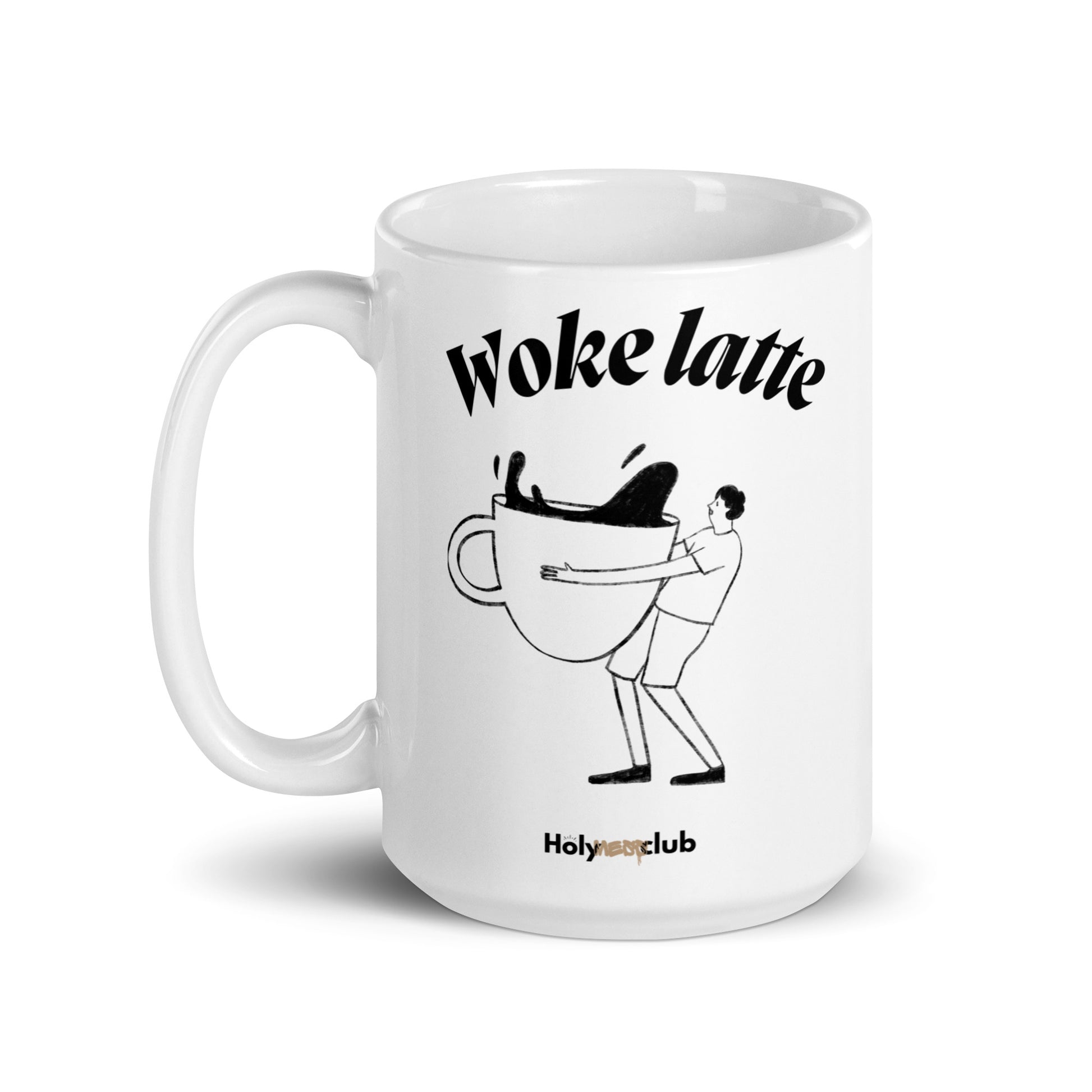 Mug Blanc Brillant - Pour tou·tes celles et ceux qui boivent chaud et pensent clair.