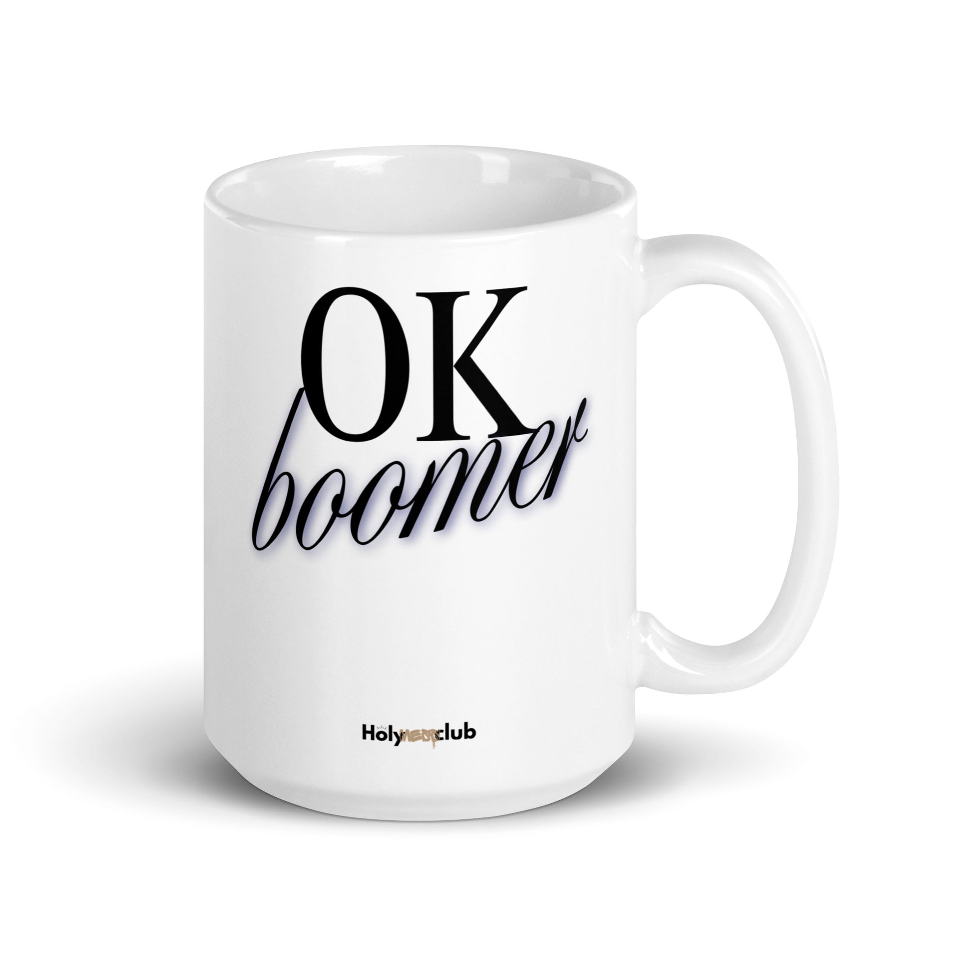 Mug Blanc Brillant - Pour tou·tes celles et ceux qui boivent chaud et pensent clair.