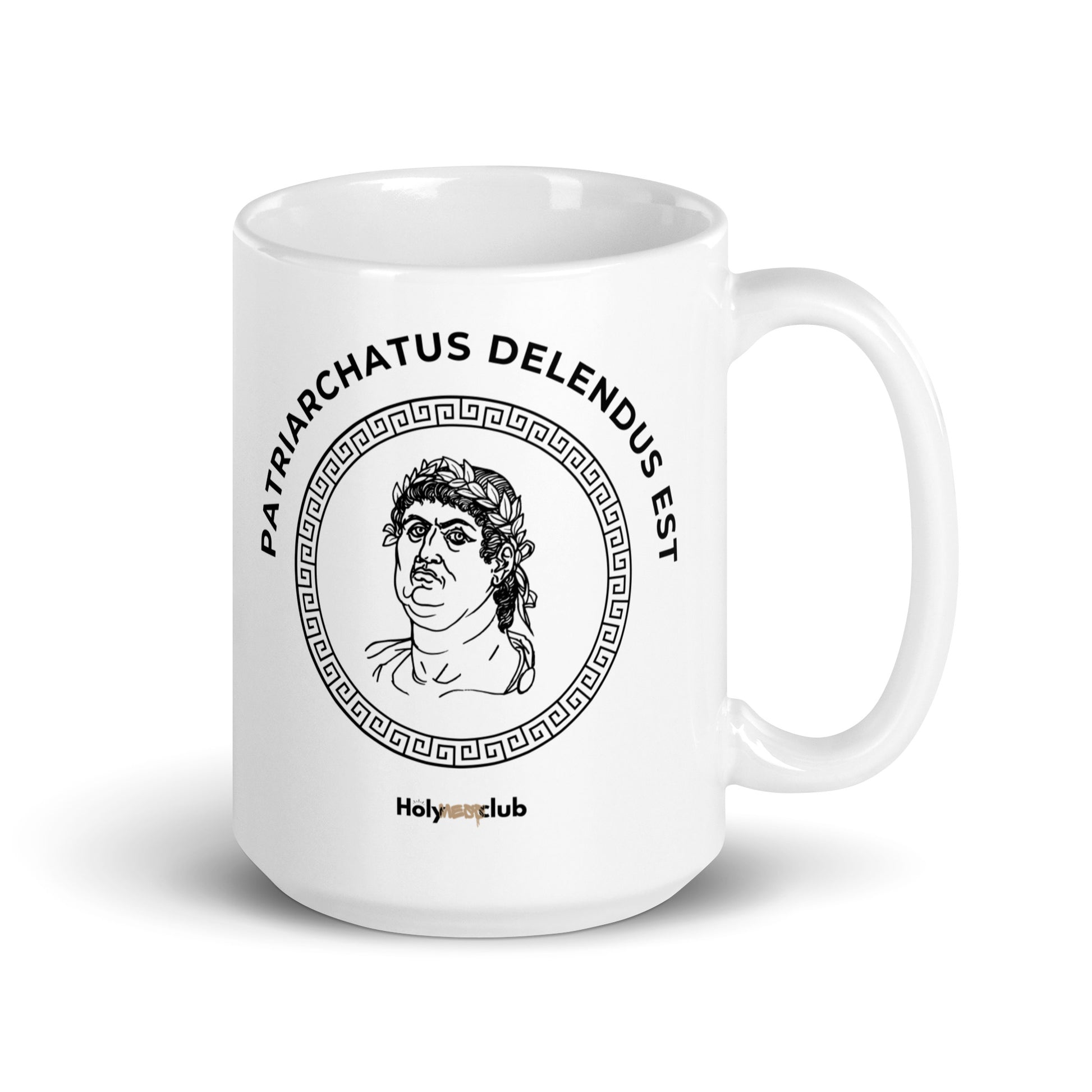 Mug Blanc Brillant - Pour tou·tes celles et ceux qui boivent chaud et pensent clair.