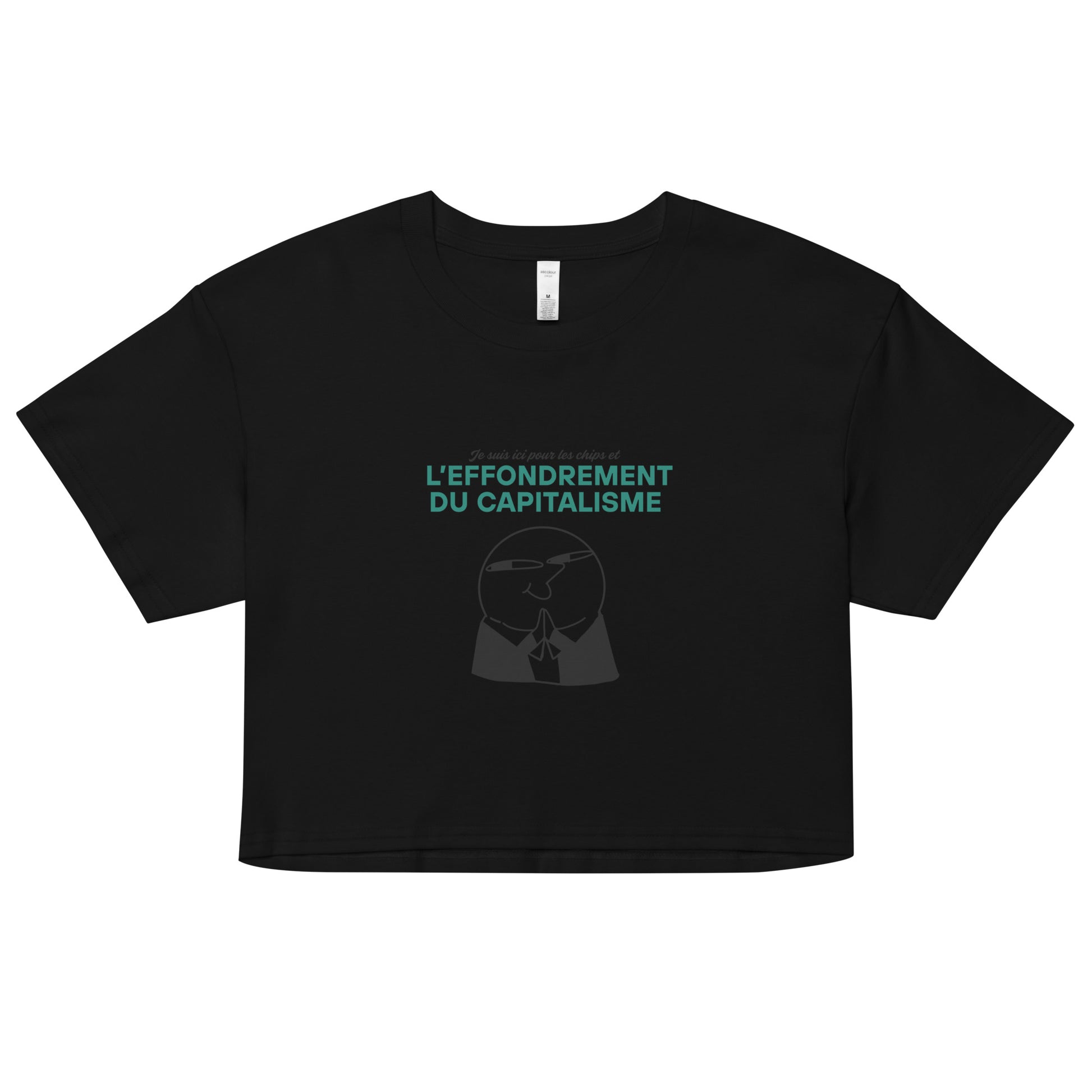 Crop top - Court sur la taille, long sur le message