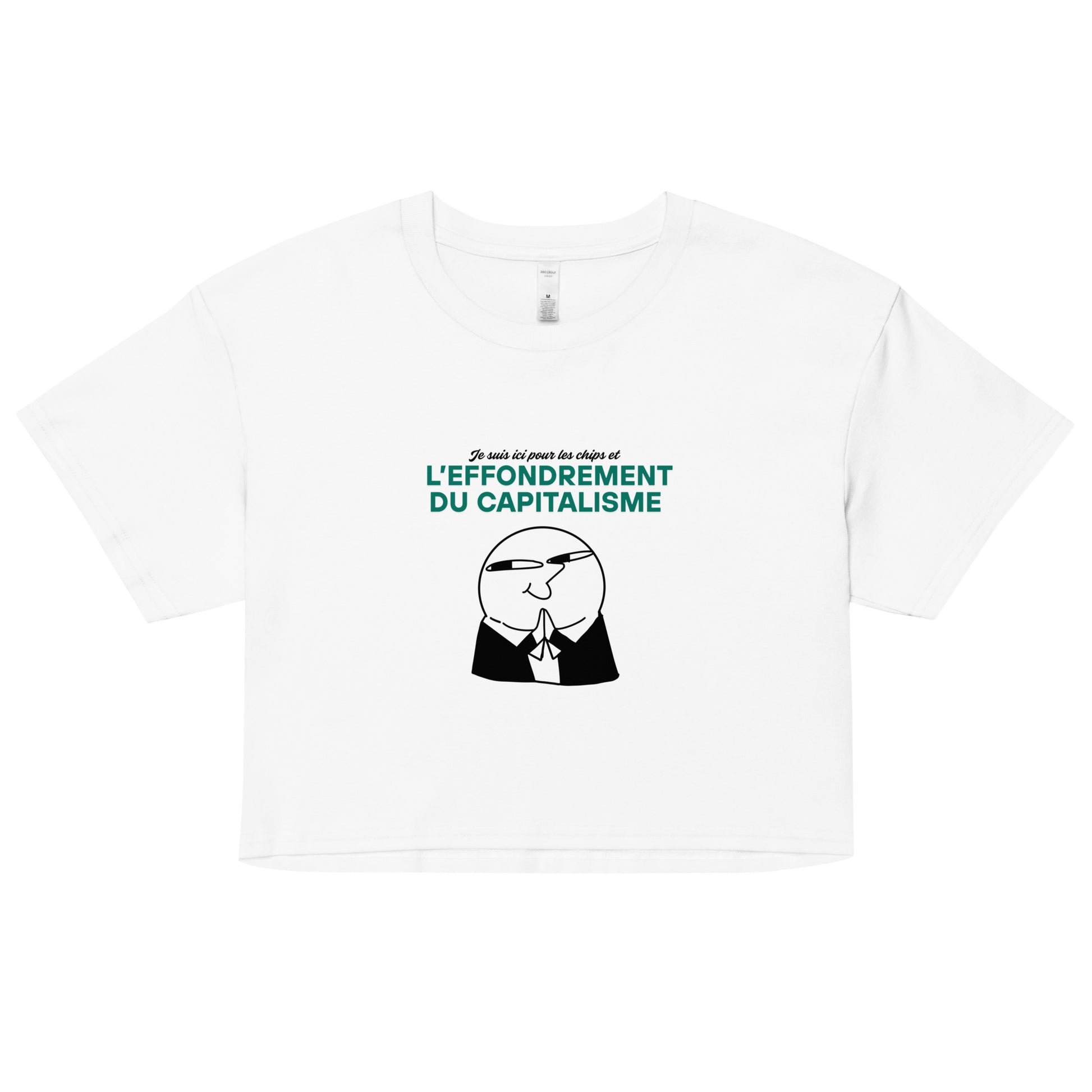 Crop top - Court sur la taille, long sur le message